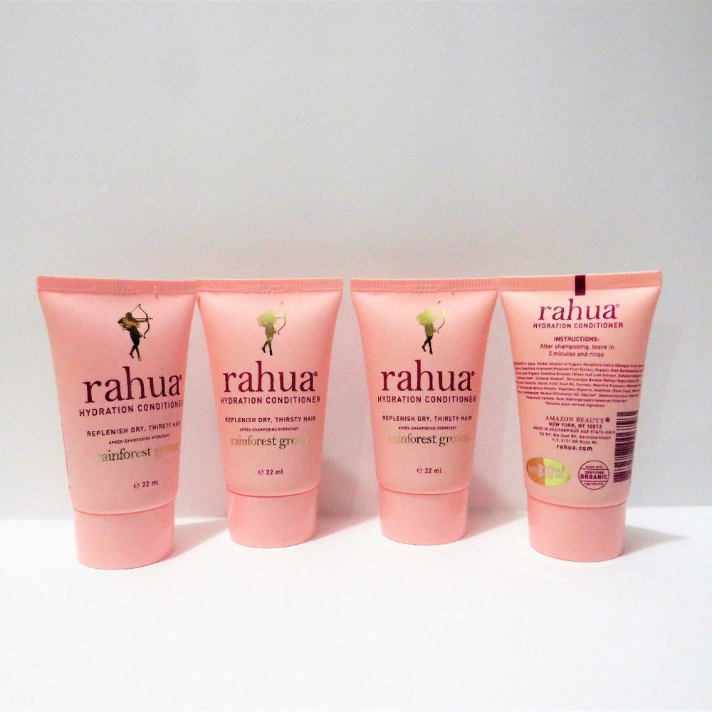 RAHUA HYDRATION CONDITIONER REPLENISH DRY, THIRSTY HAIR RAINFOREST GROWN 4PC LOT